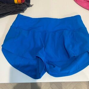 Lululemon speed up shorts size 0